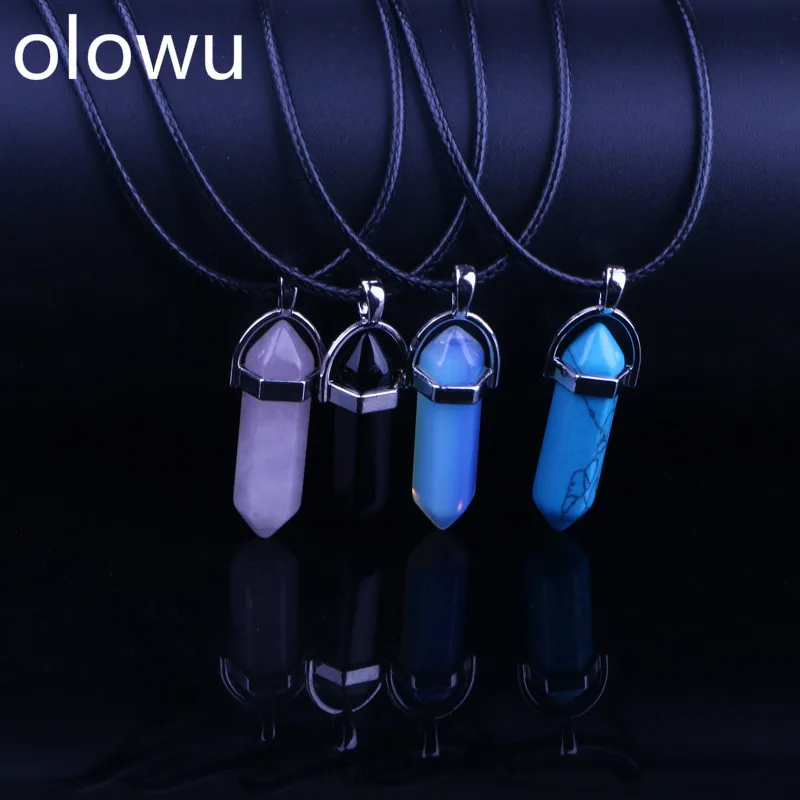 Olowu Новое поступление Модная Геометрическая Шестигранная форма каменная колонна