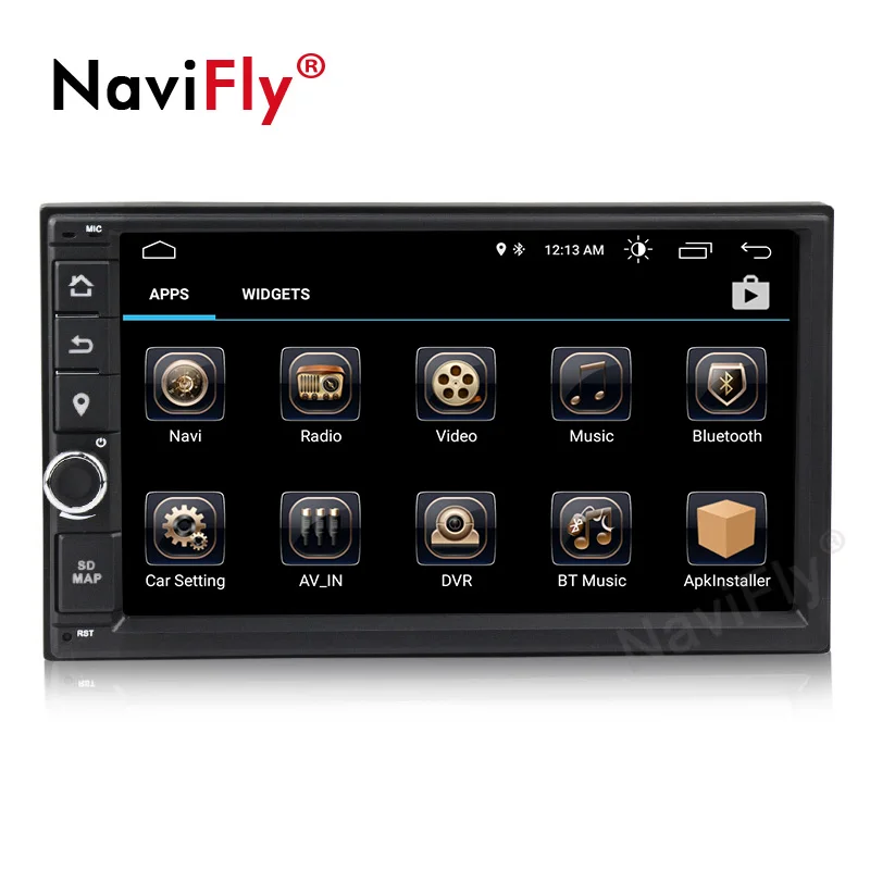 Clearance Navifly Android 8.1 Quad Core Radio 7inch 2DIN Universal Car Stereo Audio Head unit NO DVD player GPS Support WIFI DVR OBD BT 3