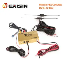 Erisin ES338-KB автомобильный мобильный цифровой HDTV DVB-T2 приемник HEVC H.265 H.264 HDMI USB для ES73XX серии ES35XX серии