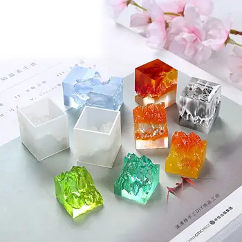 

Double side Snow Mountain Mold Epoxy Resin Silicone Mold Micro Landscape Handmade Craft mold