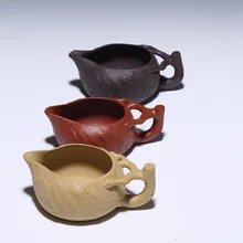 200cc натуральная фиолетовая глина чай море ручной работы чашка ярмарка чаши справедливости чайник точки посуда кунг-фу церемония высокое качество