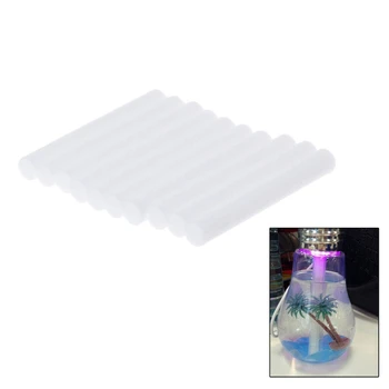 

10 Piece 8mm*64mm Air Humidifiers Filters Cotton Swab for Car Home Ultrasonic Humidifier Mist Maker Aroma Diffuser Replace Parts