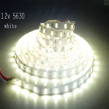 

SMD5630 60led/m 12V LED stri tape light super bright high lumens White WarmWhite 16.5ft Non Waterproof Display Cabinets Lights