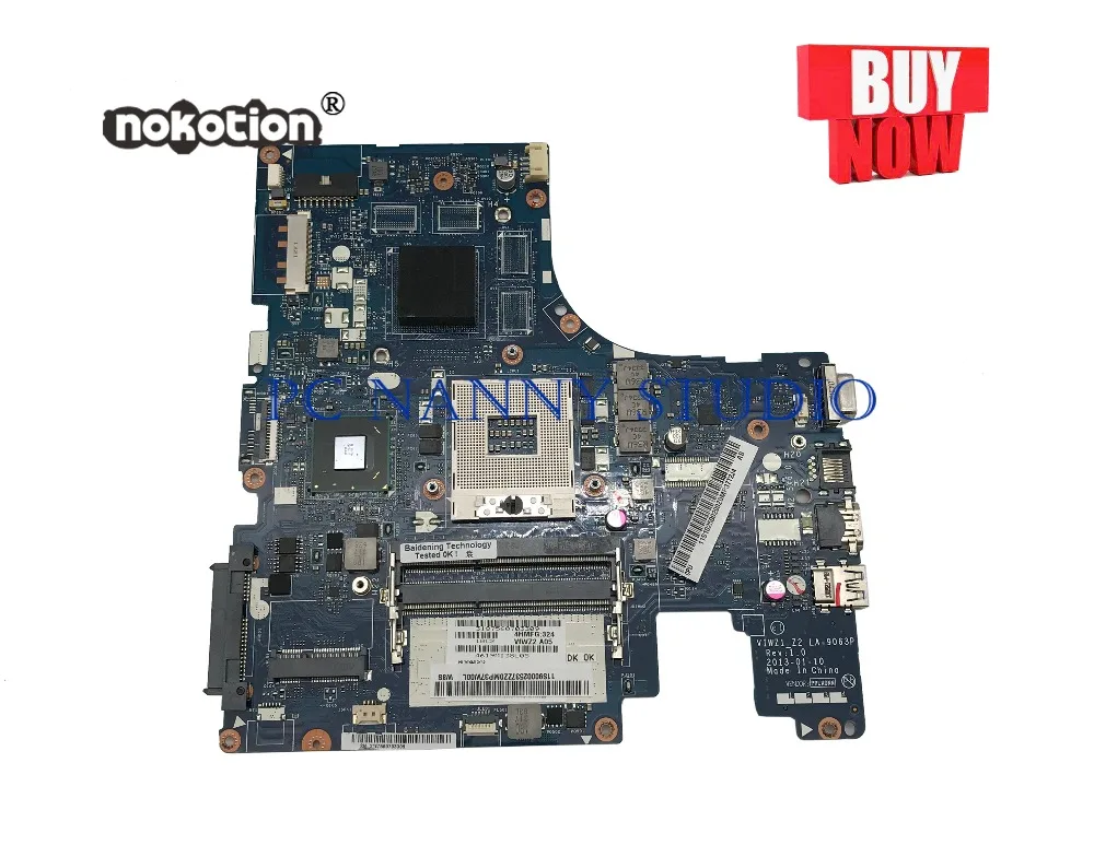 Материнская плата PCNANNY для ноутбука lenovo ideapad Z500 P500 15 6 дюймов HD4000 DDR3 11S90002537 VIWZ1 Z2
