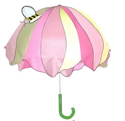 Высокое качество Дети студентов зонтик мультфильм розовый Лотос