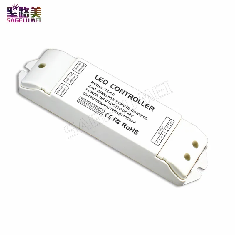 

T4-CC Receiver controller 2.4G Wireless Remote constant current LED Current Suitable for T4 Remote Control Free shipping