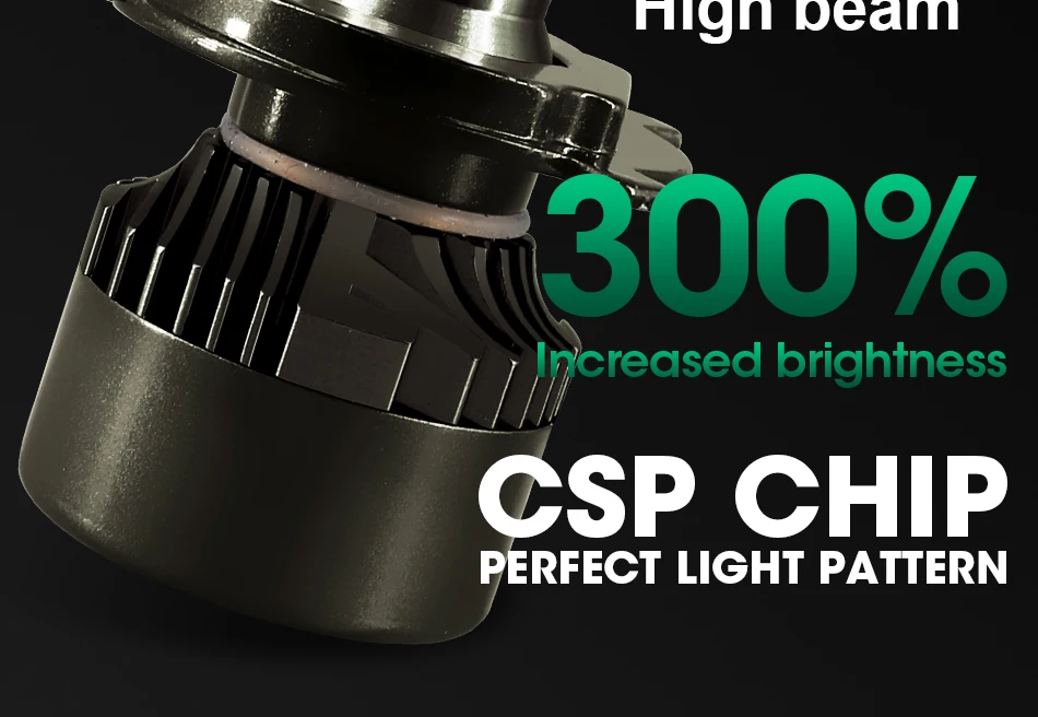 f4_04 H7 Low Beam H1 Main Light H11 LED Lamp  H4 Highlow Beam 9005 9006  6000K White Car Headlight Bulb LED12V