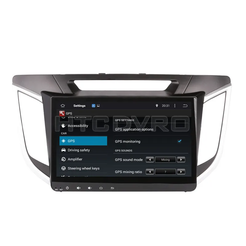 Perfect YMODVHT 10.1inch Octa Core 4GB+32GB Android 9.0 Car DVD Player for Hyundai IX25 / Creta 2014- Radio Stereo GPS Navigation 6