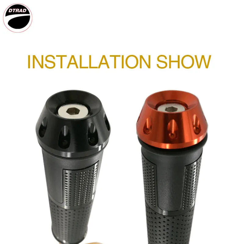 7/8" CNC Universal Motorcycle Handlebar Grips End Motocross Weights Anti Vibration Silder Plug For KTM Yamaha TMAX Dirt Bike ATV