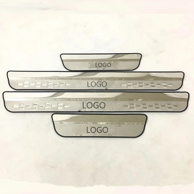 

Abaiwai For Mazda CX-5 2017 Chromium Styling Door Sill Scuff Plates Cover Stainless Steel Car Door Trim Guard Cover for CX5 2018