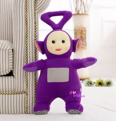 Средний милые плюшевые игрушки детские мягкие фиолетовый кукла подарок около 35 см