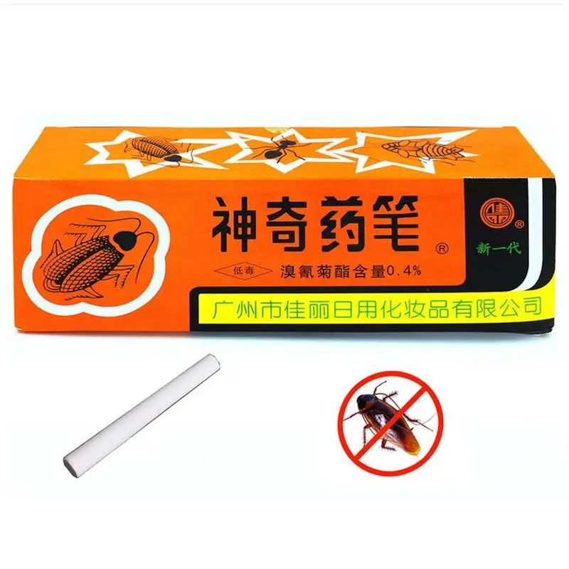 

5pcs Pest Control Magic Pen Chalk Cockroach Medicine Insecticide Cockroach Killer Powder Killing Cockroaches Ants Fleas Lice