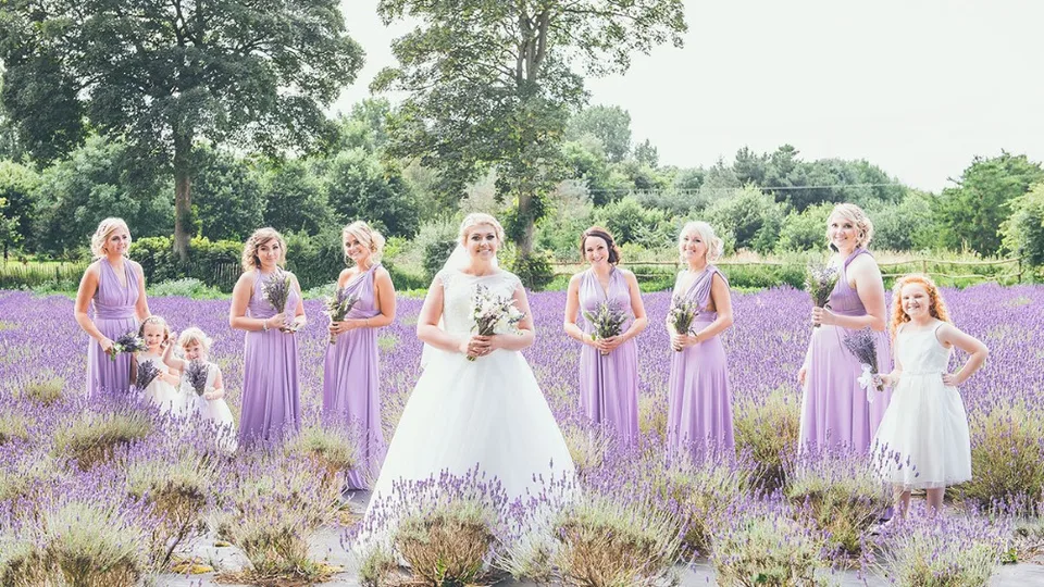 lavender multiway dress