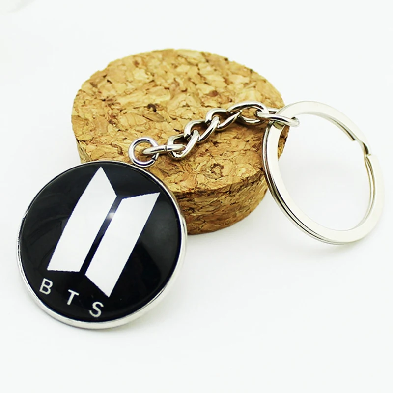 Kpop BTS ARMY Logo 3D Keychain Jimin J hope V New Fashion Keyring Key