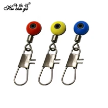 HXY PCS100 большой стиль пластиковых поворотная головка с замковое соединение рыболовные снасти приспособления для рыбалки Вертлюг фитинги