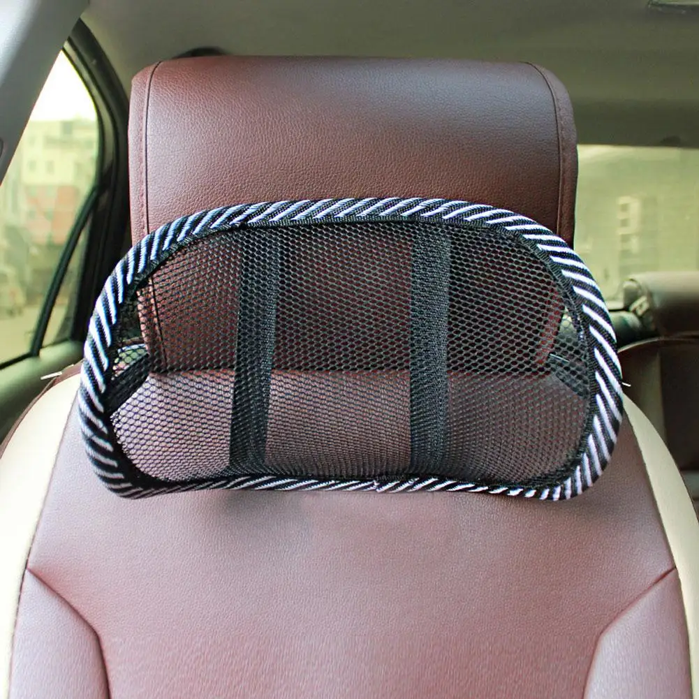 

Breathable Mesh Cloth Auto Car Seat Mount Pillow Cushion Neck Proect Pain Relief