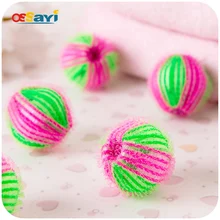 2Pcs Magic Soft ECO Laundry Balls Fabric Hair Remove Laundry Washing Balls For Washing Machine Clothes Cleaning Anti-winding