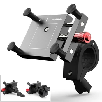 

Adjustable Lazy Cell Phone Holder Motorcycle Rear View Mirror Handlebar Mount Stand Support For Smart Mobile Phone Moto Holder