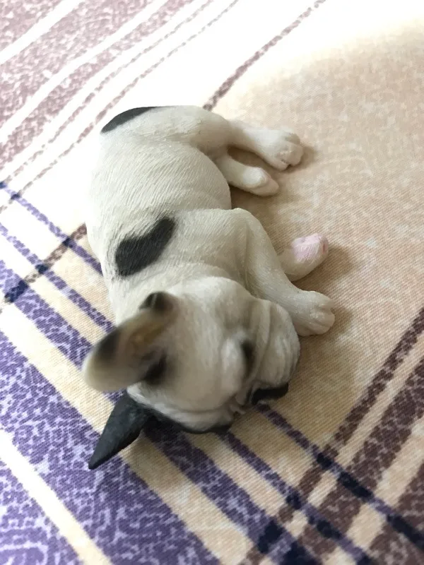 French Bull Dog Sleeping Lazy Pets Fridge Magnets PVC Figures Toys Car Home Office Decoration Gifts - Buyer's Show 5
