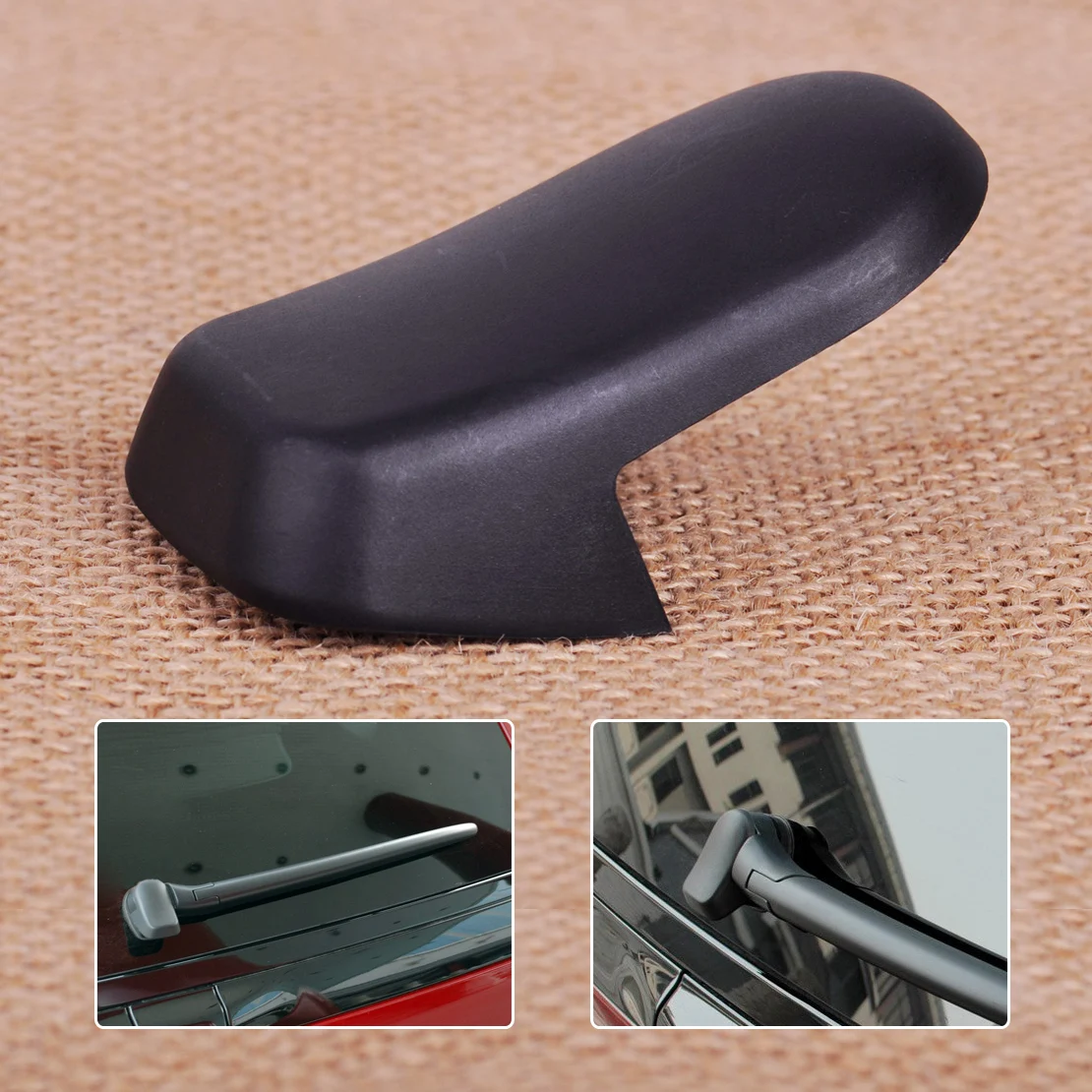 CITALL Rear Wiper Arm Hatch Window Base Switch Cover Cap Fit for