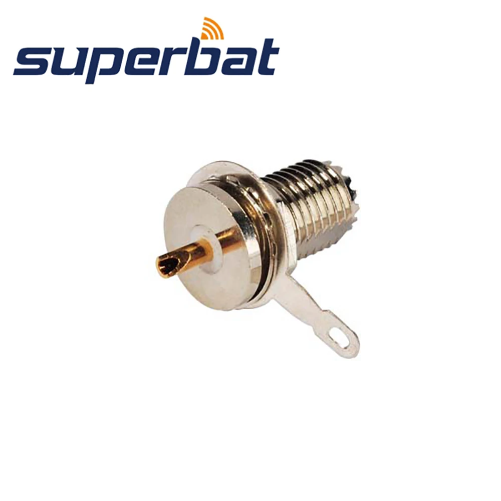 Superbat Mini-UHF крепление на панель гнездо с гайкой и припоя чашка RF разъем