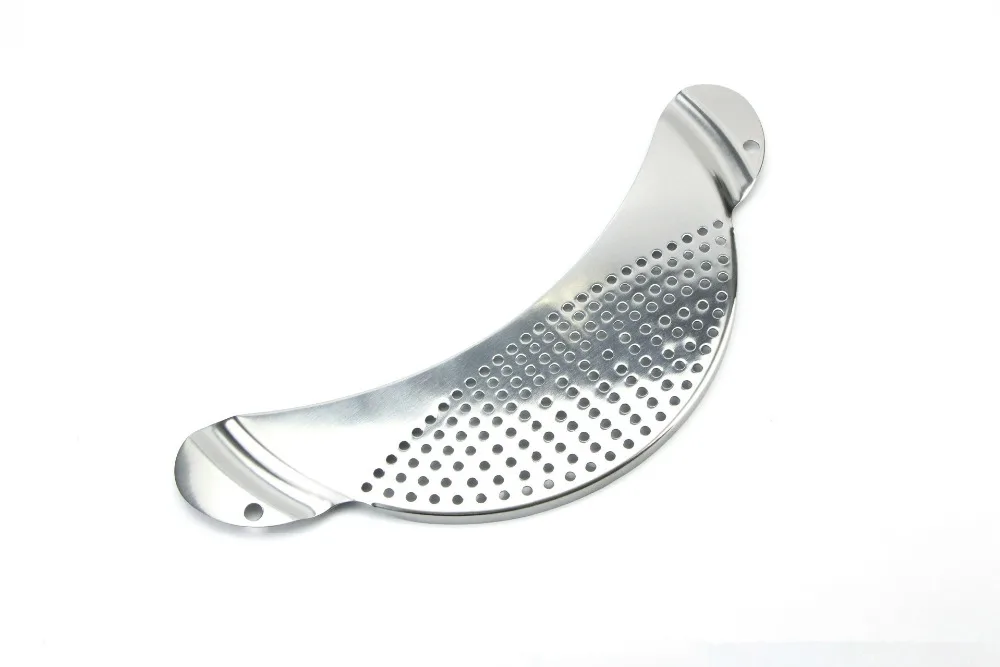 

1PC Stainless Steel Pot Strainer Drainer Handle Water Filtering Rack Rice Washing Sieve Tool Kitchen Gadgets Tools OK 0910