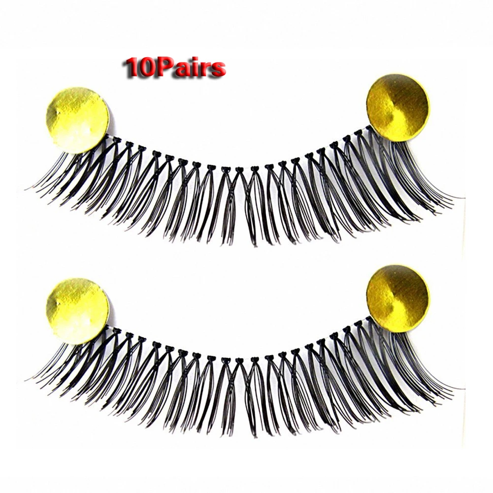 

10 Pairs Reusable Natural and Regular Long False Eyelash
