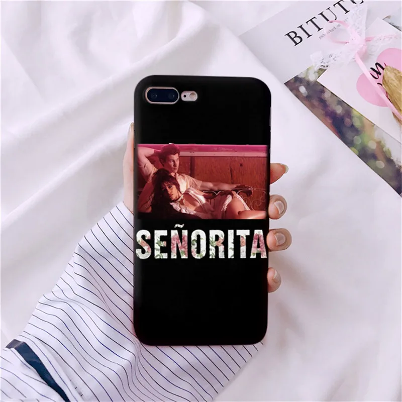 Camila Mendes Shawn Cabello Senorita Colorido силиконовый чехол для телефона ipone 5 SE 6 7 S 8 Plus X XR XMax Fundas Coque - Цвет: TPU