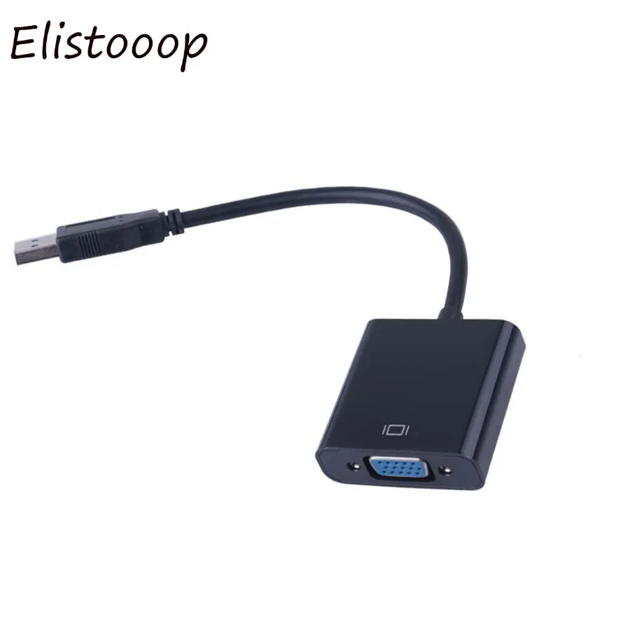 Переходник USB 3 0 в VGA внешний преобразователь видеокарты HD 1920x1080p для Windows ноутбука