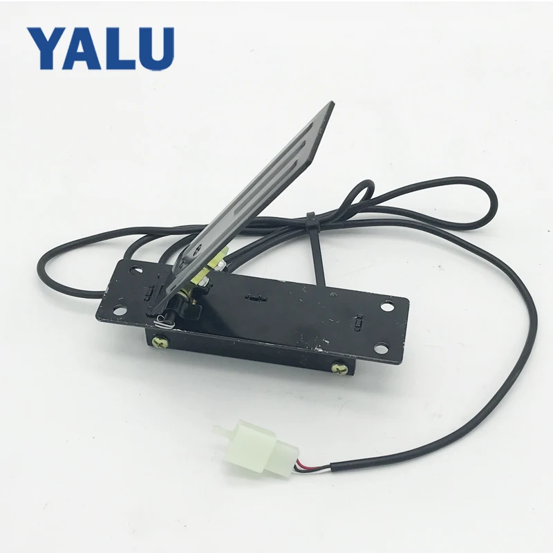 Excellent YALU Iron Steel Electric Tricycle Throttle Foot Pedal Elder mobility Gas Pedal For Karting Electric Children Car Rid on toy 1