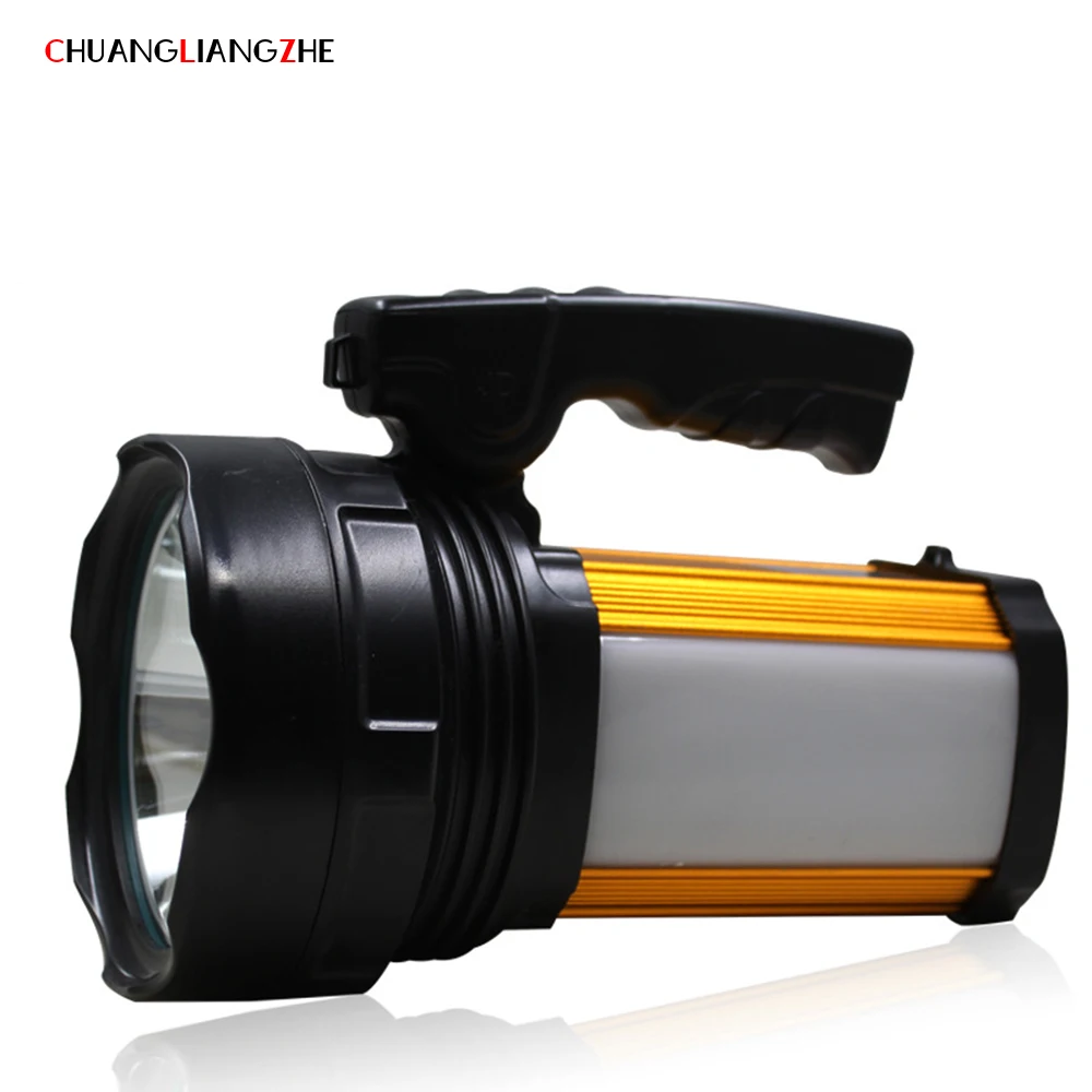 

CHUANGLIANGZHE Searchlight Bright Charge Super Bright Multi-function Waterproof LED Long Range 60W Outdoor Searchlight