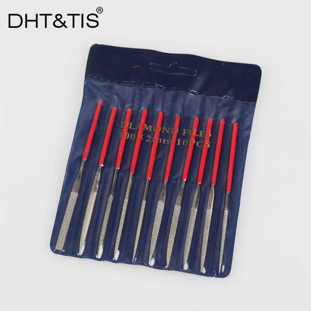 DHT & TIS 100x2 мм Ассорти 50 штук алмазные пилки заусенцы для полировки стекла|diamond