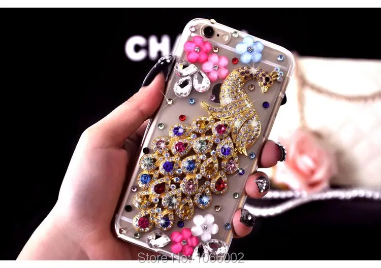 Роскошные 3D Павлин диаманта Bling цепи Капа для samsung Galaxy A50 A70 A10 A20 A20E A30 A40 A60 A80 A90 5G A10S A20S A30S