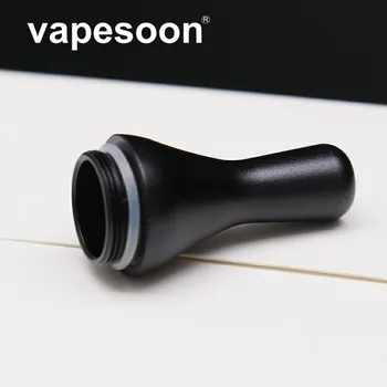 

High Quality 50pcs Aluminum Drip Tip For T2 2.4ML Atomizer Black Drip Tip