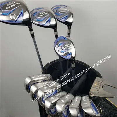 Утюги для гольфа HONMA BEZEAL 525 клюшки для гольфа с графитовая клюшка для гольфа R или S flex без сумки - Цвет: Womens Club 12piece