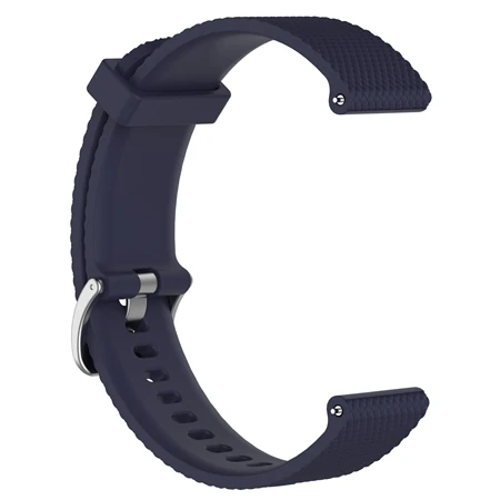 Силиконовый ремешок для часов huawei GT, ремешок для часов 22 мм, ремешок для часов Huami Amazfit GTR 47 мм, браслет с металлической пряжкой - Цвет: navy blue