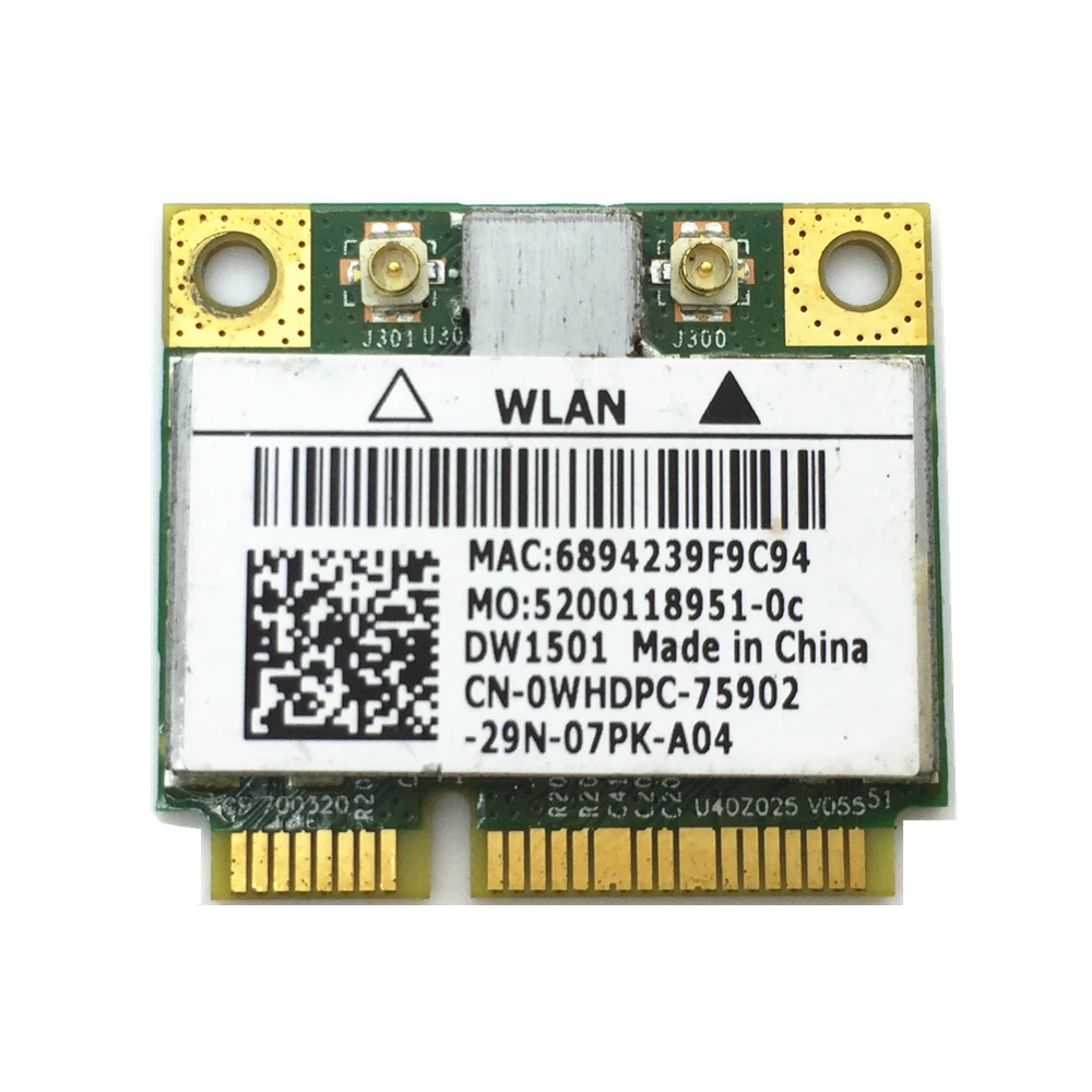 Беспроводная мини карта Broadcom 4313 DW1501 BCM94313HMG2L Wi Fi Pcie полукарта для N3010 D1510 N4010 3400 15R