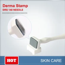 Микро Needling Дерма ролик Dermastamp DRS140 иглы для ухода за кожей и выпадения волос микро иглоукалывание системы