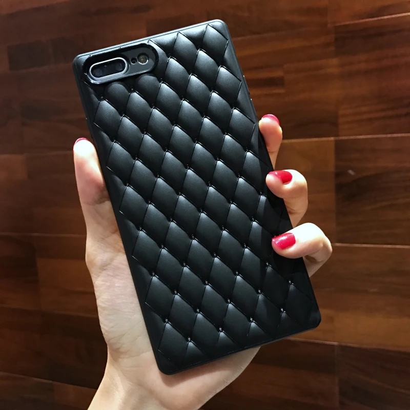 

Fashion Grid Waven Pattern Case For iPhone X XS Max Soft Silicone Cases For iPhone6 6s 7 8 Plus XR XS Luxury TPU Back Cover Capa