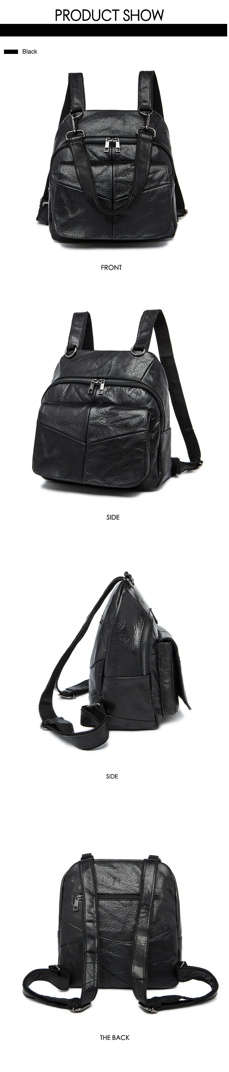 IPinee Новое поступление женский рюкзак для ноутбука из натуральной кожи школьная сумка многофункциональная женская сумка