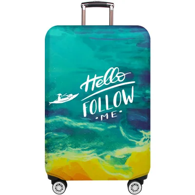 Эластичный Чехол для багажа, пылезащитный чехол для путешествий, чехол для 18-32 дюймов, сумка на колесиках, чехол, аксессуары для багажа - Цвет: G3