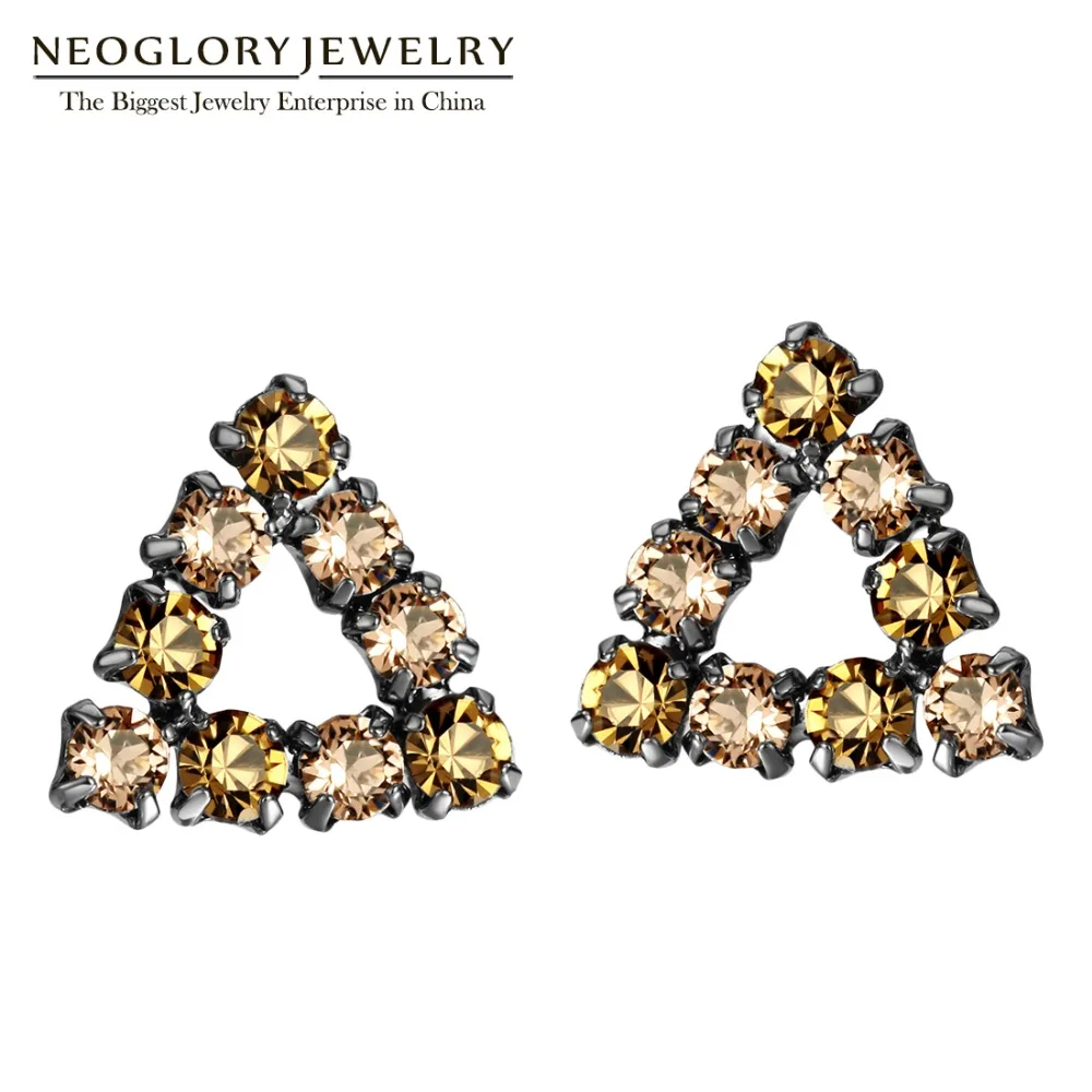 

Neoglory Titanium Needle Austria Rhinestone Nickle Free Stud Earrings for Women Fashion Jewelry 2018 New Gifts
