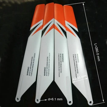 

RC Helicopter Spare Parts CX006 CX010 KZ999 777/888A Main Blade 26CM