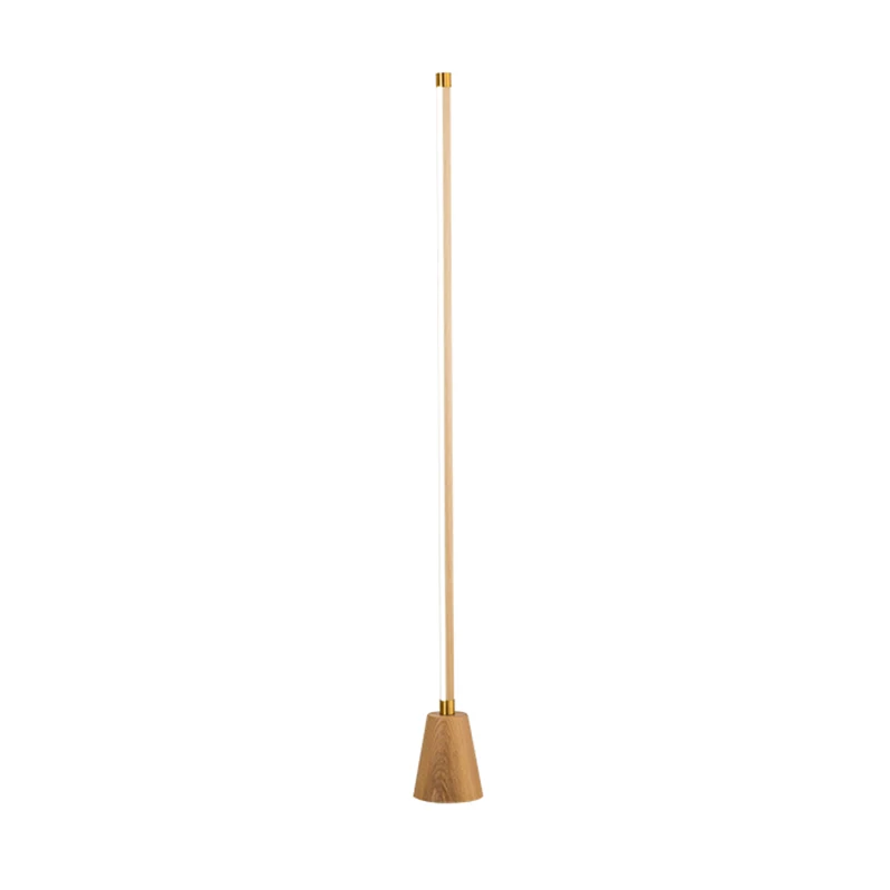 

2019 New arrival Modern simple Creative Wood Floor lamps Living room Bedroom Bedside Log / Walnut wood color LED Standing lamps