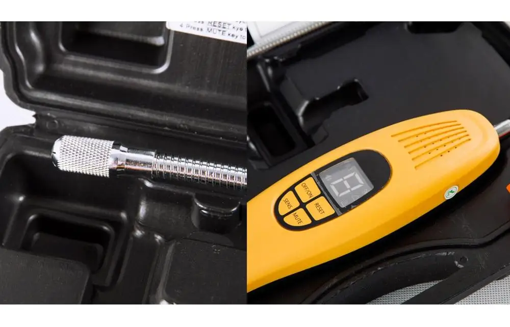  Elitech Refrigerant Halogen Gas Leak Detector CFCs HCFCs HFCs Leak Tester - Heated Diode - Portable