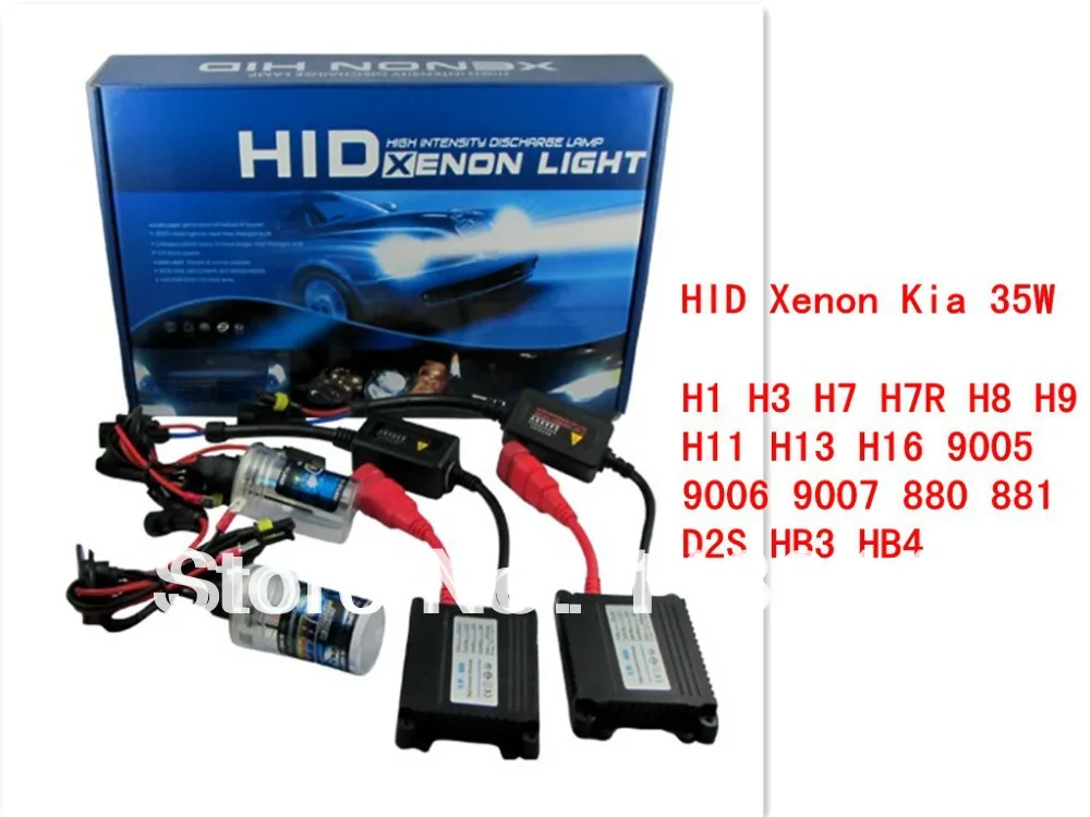 1 комплект Hid ксенон H1 H3 H7 H7R H8 H9 H10 H11 H16 9005 9006 H27 для однолучевой HID ксеноновой