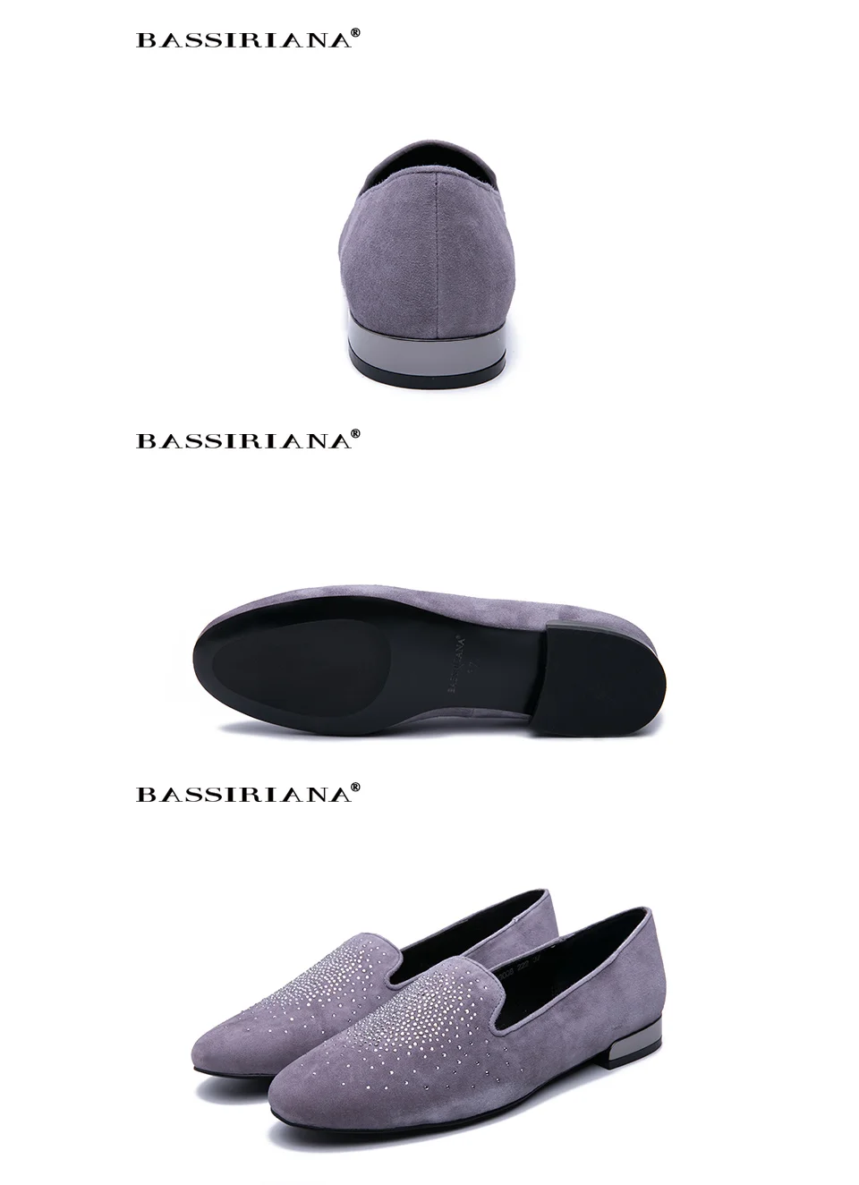BASSIRIANA/Женская обувь Новая коллекция Весна Природный удобные кожаные туфли женская обувь