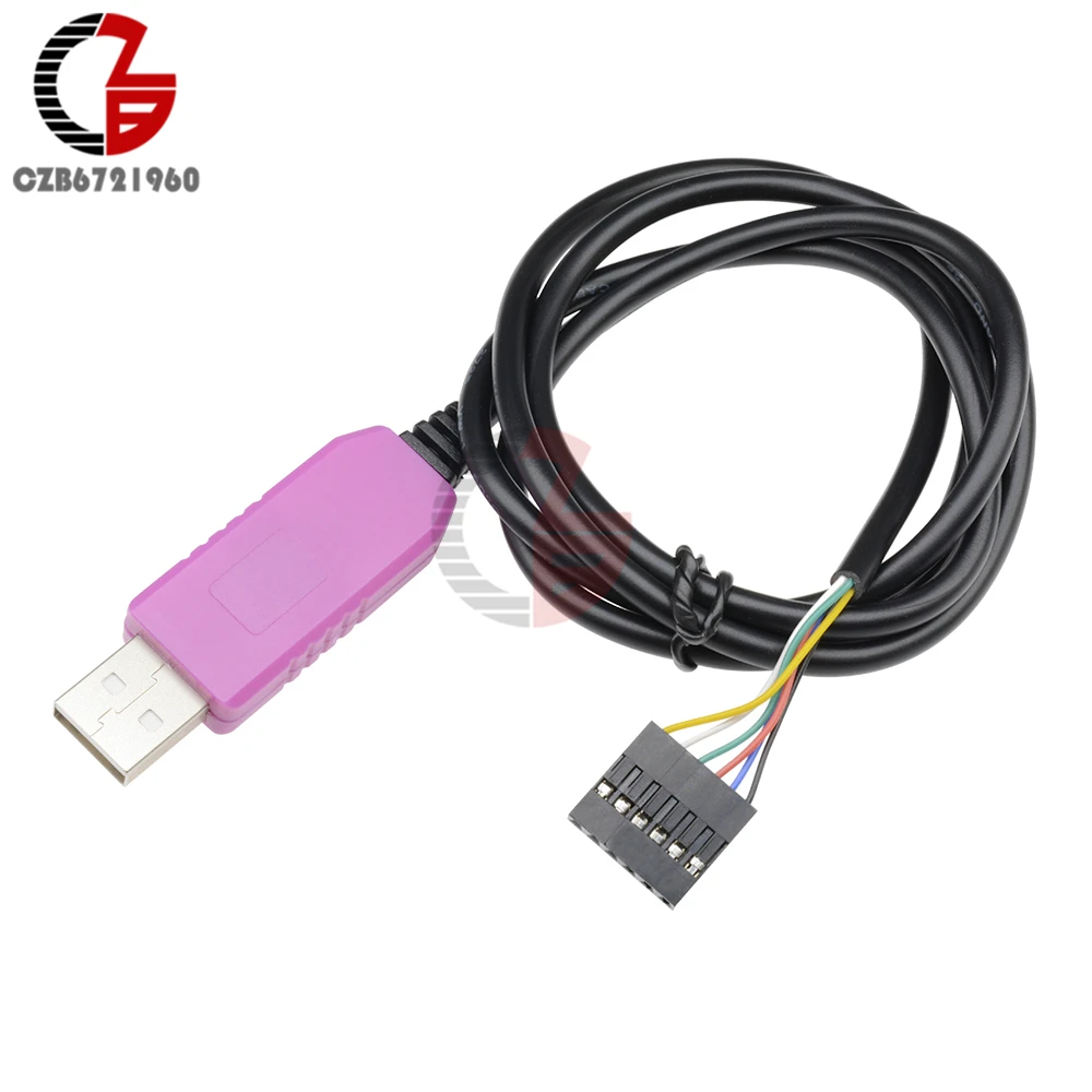 

PL2303HXD 6Pin USB to TTL RS232 Converter Serial Cable PL2303HXD for Win XP/VISTA/7/8/8.1/Android OTG