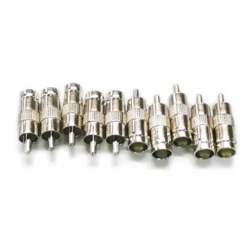 

2015 Hot 10Pcs BNC Female TO RCA Male Plug COAX Adapter Connector