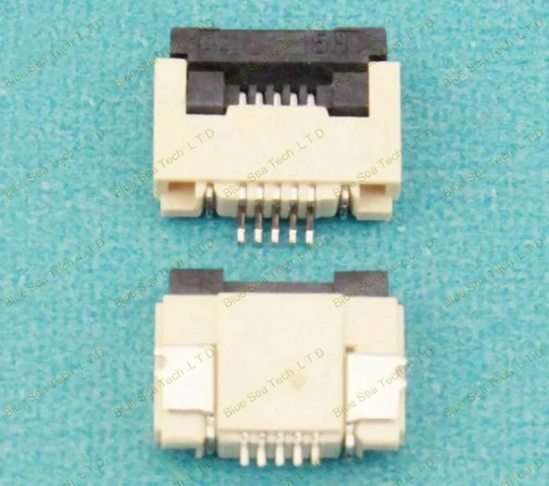 Образец, 10 шт. FPC/FFC Кабельный разъем 5 pin 0,5 мм разъем для ЖК-экрана интерфейс DVD/gps/MP3/PDA/Phone и т. Д. ROHS